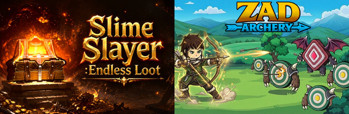 Zad Archery X Slime Slayer: Endless Loot