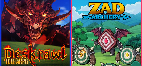 Zad Archery + Deskrawl: Idle ARPG