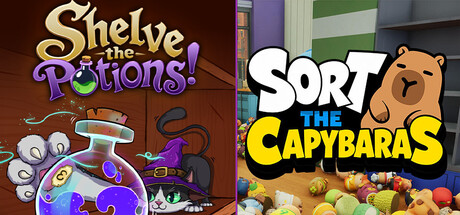 Shelve the Potions! X Sort The Capybaras