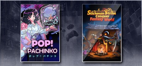 Pop! Pachinko & Stickman Strikes: Conquer Fantasy World