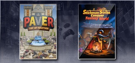 Paver: Tidy Up Together & Stickman Strikes: Conquer Fantasy World