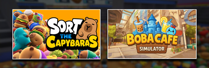 Boba Cafe Simulator & Sort The Capybaras