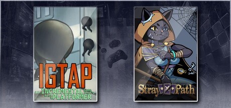 IGTAP: an Incremental Game That's Also a Platformer & Stray Path