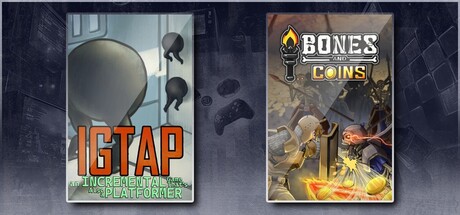IGTAP: an Incremental Game That's Also a Platformer & Bones and Coins