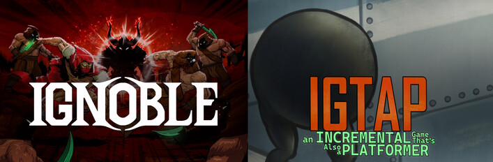 IGNOBLE x IGTAP: an Incremental Game That's Also a Platformer