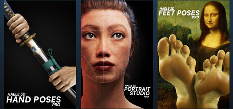 HAELE 3D - Pro Complete - Anatomy Drawing References