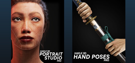 HAELE 3D - Portrait Studio Pro - Hand Poses Pro