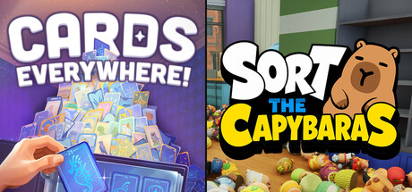 Cards Everywhere! X Sort The Capybaras