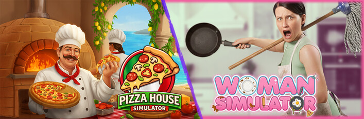 👧 Woman Simulator & Pizza House Simulator 🍕