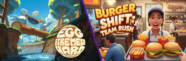 An Eggstremely Hard Game x Burger Shift: Team Rush