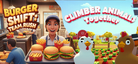 Climber Animals: Together x Burger Shift: Team Rush