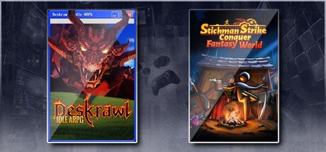 Deskrawl: Idle ARPG & Stickman Strikes: Conquer Fantasy World