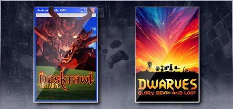 Deskrawl: Idle ARPG & Dwarves: Glory, Death and Loot