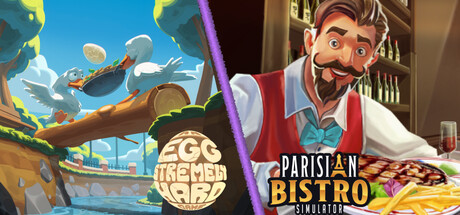 An Eggstremely Hard Game x Parisian Bistro Simulator