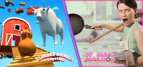 👧 Woman Simulator & Climber Animals: Together🐔