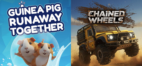 Guinea Pig Runaway Together + Chained Wheels