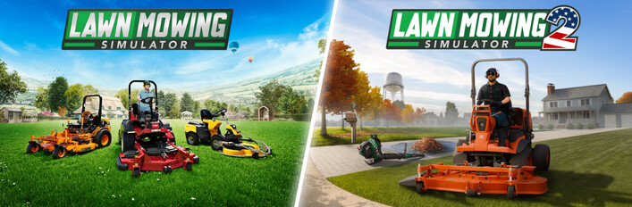 Lawn Mowing Simulator 1 & 2