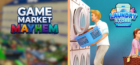 Game Market Mayhem x Laundry Store Simulator