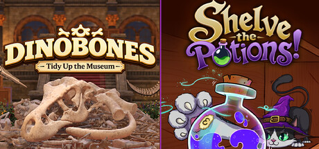 Shelve the Potions! X DinoBones: Tidy Up the Museum