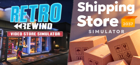 Retro Rewind & Shipping Store Simulator 2037