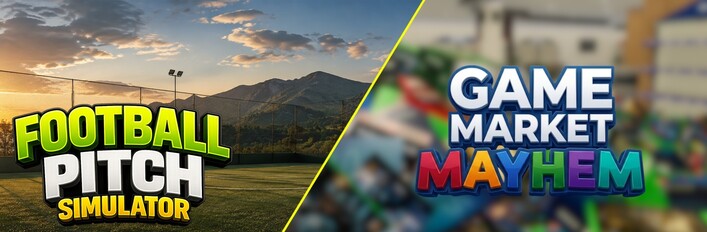 Football Pitch x Game Market Mayhem