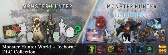 Monster Hunter World + Iceborne DLC Collection