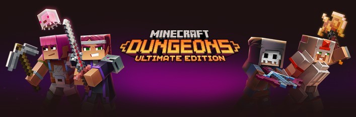 マインクラフトダンジョンズアルティメットエディション2本セット マイクロソフト Switch Minecraft Dungeons Ultimate Edition